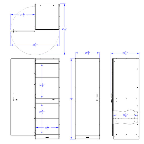 Single Storage Cabinet - Jonti-Craft 5952JC Single Storage Cabinet - Jonti-Craft 5952JC