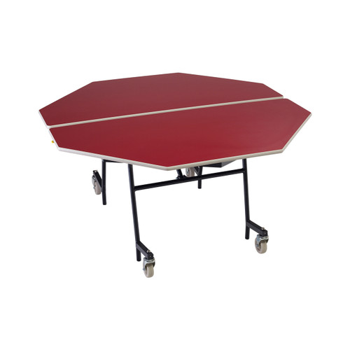 AmTab Octagon Mobile Cafeteria Table AmTab Octagon Mobile Cafeteria Table