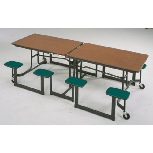 Mitchell Furniture Systems NP8/8 Portable Table with 8 Individual Seats 8 Feet Long Mitchell Furniture Systems NP8/8 Portable Table with 8 Individual Seats 8 Feet Long