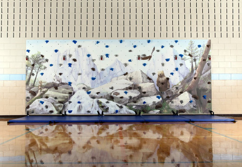 20 Foot Mural Traverse Wall Package - Everlast Climbing MURAL8H20PKG2MATS 20 Foot Mural Traverse Wall Package - Everlast Climbing MURAL8H20PKG2MATS