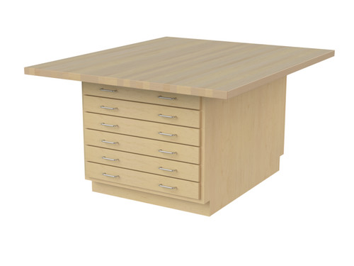 Hann AWS-3331 Craft and Project Workstation with 6 Drawers and Cupboard