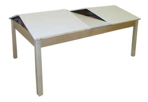 Hann KD-4 Four Station Drawing Table with Storage Compartments