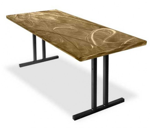 Southern Aluminum SA1860 Swirl Folding Table 18x60  (Roman II Legs) Southern Aluminum SA1860 Swirl Folding Table 18x60  (Roman II Legs)