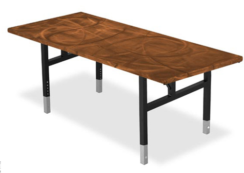 Southern Aluminum SA1860 Swirl Folding Table 18x60 (Adjustable Legs) Southern Aluminum SA1860 Swirl Folding Table 18x60 (Adjustable Legs)