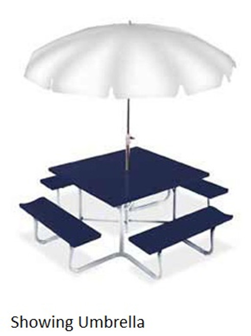 Southern Aluminum P3072D Deluxe Picnic Table 30x72 Southern Aluminum P3072D Deluxe Picnic Table 30x72