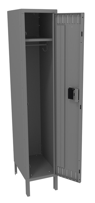 Tennsco STS-151560-1 Steel Single Tier Locker with Legs 15x15x66 Fully Assembled Tennsco STS-151560-1 Steel Single Tier Locker with Legs 15x15x66 Fully Assembled