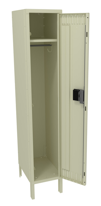 Tennsco STS-151560-1 Steel Single Tier Locker with Legs 15x15x66 Fully Assembled Tennsco STS-151560-1 Steel Single Tier Locker with Legs 15x15x66 Fully Assembled