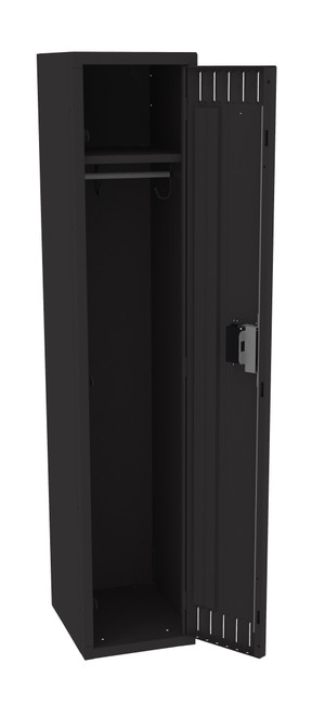 Tennsco STK-121560-A Unassembled Steel Single Tier Locker without Legs 12 x 15 x 60