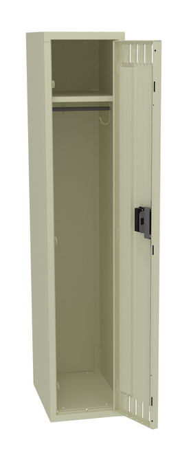Tennsco STK-121860-A Unassembled Steel Single Tier Locker without Legs 12 x 18 x 60