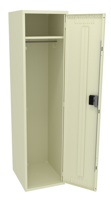 Tennsco STK-182172-A Unassembled Steel Single Tier Locker without Legs 18 x 21 x 72 Tennsco STK-182172-A Unassembled Steel Single Tier Locker without Legs 18 x 21 x 72