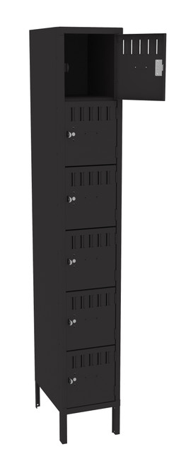 Tennsco BK6-121812-1 Unassembled Steel 6 Tier Box Lockers with Legs 12 x 18 x 78 Tennsco BK6-121812-1 Unassembled Steel 6 Tier Box Lockers with Legs 12 x 18 x 78