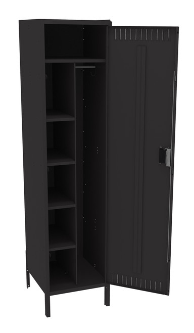 Tennsco CMS-182172-1 Steel Combination Locker Assembled with Legs 18x21x78 Tennsco CMS-182172-1 Steel Combination Locker Assembled with Legs 18x21x78