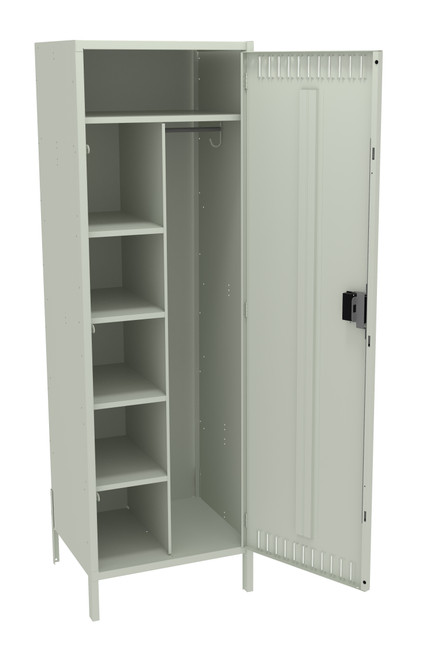Tennsco CMS-242172-1 Steel Combination Locker Assembled with Legs 24x21x78  Tennsco CMS-242172-1 Steel Combination Locker Assembled with Legs 24x21x78