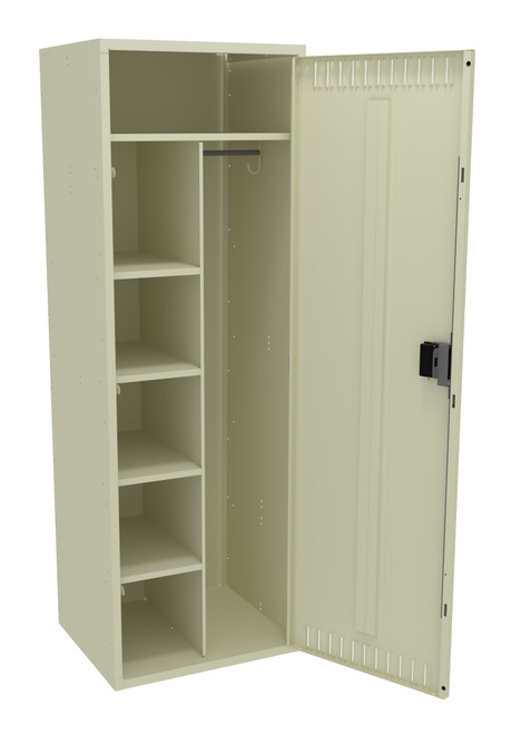 Tennsco CMS-242172-A Steel Combination Locker Assembled without Legs 24x21x72 Tennsco CMS-242172-A Steel Combination Locker Assembled without Legs 24x21x72