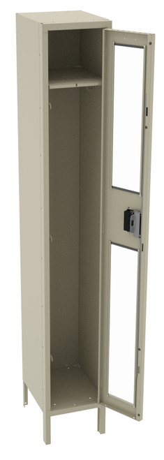 Tennsco CSL-121572-1 Steel Single Tier C Thru Locker with Legs 12x15x78 Tennsco CSL-121572-1 Steel Single Tier C Thru Locker with Legs 12x15x78