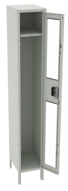 Tennsco CSL-121572-1 Steel Single Tier C Thru Locker with Legs 12x15x78 Tennsco CSL-121572-1 Steel Single Tier C Thru Locker with Legs 12x15x78