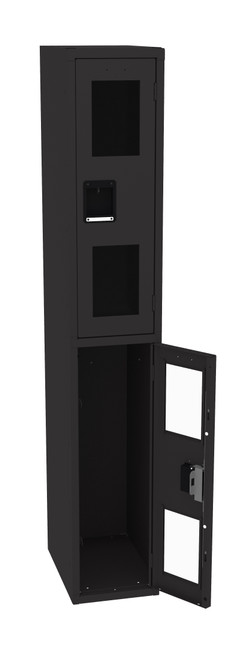 Tennsco CDL-121836-A Steel Double Tier C Thru Locker without Legs 12x18x72 Tennsco CDL-121836-A Steel Double Tier C Thru Locker without Legs 12x18x72