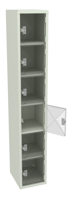 Tennsco CBL6-121512-A Steel C Thru Box Locker without Legs 12x15x72 Tennsco CBL6-121512-A Steel C Thru Box Locker without Legs 12x15x72