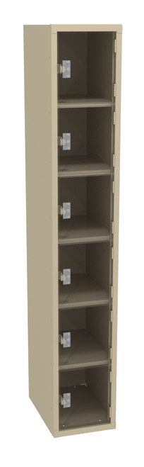 Tennsco CBL6-121812-A Steel C Thru Box Locker without Legs 12x18x72 Tennsco CBL6-121812-A Steel C Thru Box Locker without Legs 12x18x72
