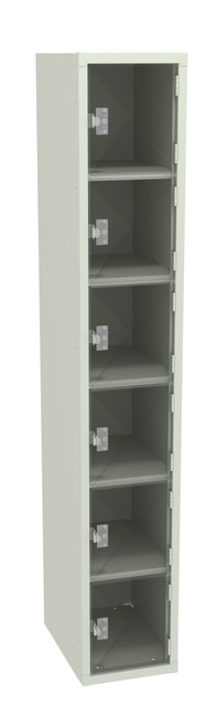 Tennsco CBL6-121812-A Steel C Thru Box Locker without Legs 12x18x72 Tennsco CBL6-121812-A Steel C Thru Box Locker without Legs 12x18x72