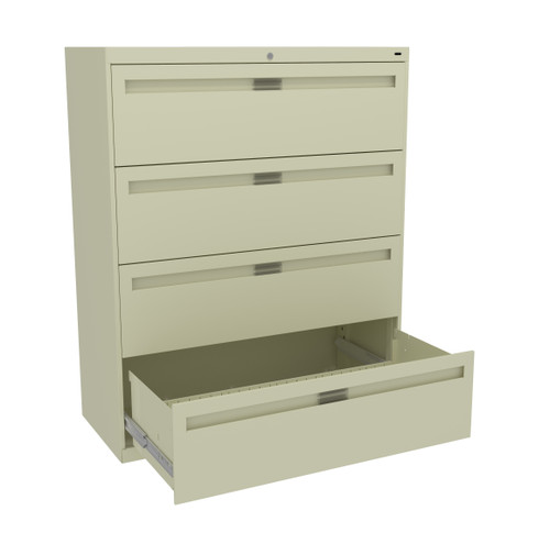 Tennsco LPL4248L40 Fixed 4 Drawer Lateral File 42x18x52