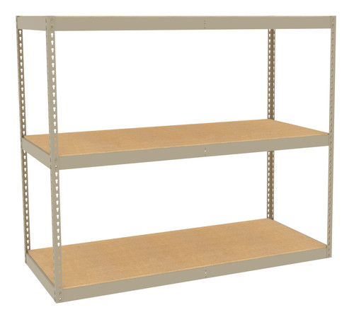 Tennsco ZA693060-3D Z-Line Archive 2 Openings Storage Rack with 5/8 Inch Particleboard Decking