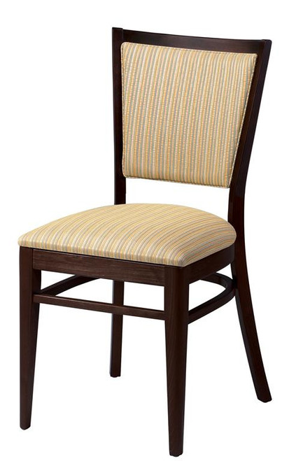 Grand Rapids Chair W504-V12 Wood 18 Inch Melissa Chair with Inside Upholstered Back