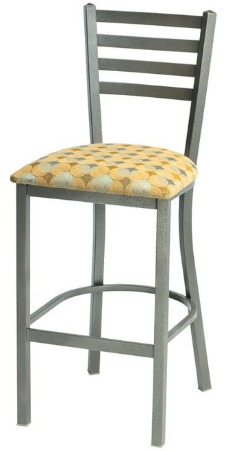 Grand Rapids Chair 571BS Mama Melissa Steel Wide Barstool with Upholstered Seat