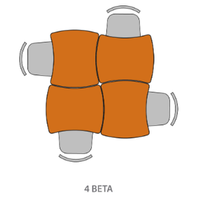 Engage Beta Table - Russwood
Shown in group (tables sold separately)