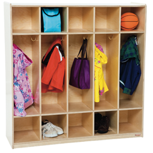  Contender 54 5 Section Daycare Cubby Coat Locker with