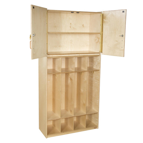 Coat Locker Vertical Storage Cabinet - Wood Designs WD56800