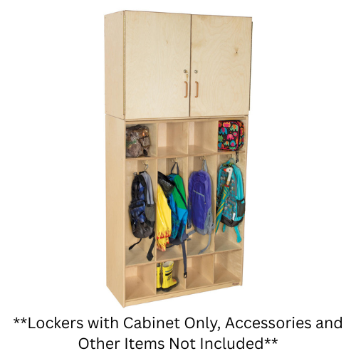 Coat Locker Vertical Storage Cabinet - Wood Designs WD56800 **Lockers with Cabinet Only**