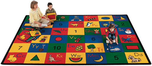 Carpets for Kids 1301 Premium Collection Block of Fun Rug 4' 5" x 5' 10"