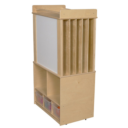 Store-It-All Teaching Center with Translucent Trays - Wood Designs WD99541 Store-It-All Teaching Center with Translucent Trays - Wood Designs WD99541