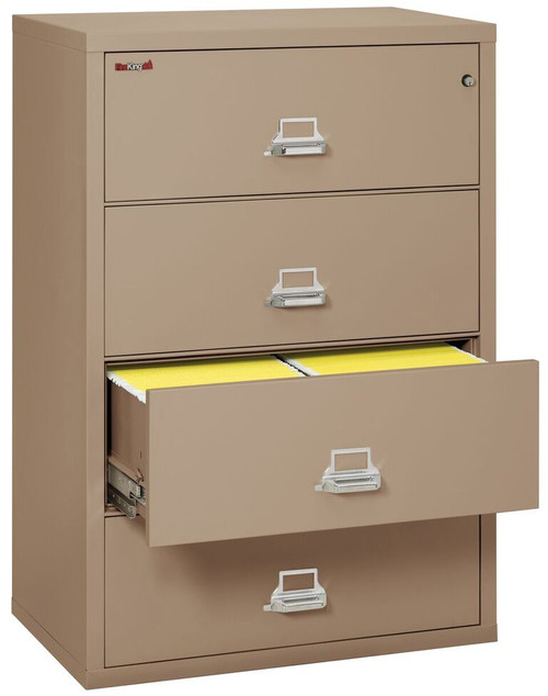 FireKing 4-3822-C Four Drawer 38" Width Classic Lateral File Cabinet FireKing 4-3822-C Four Drawer 38" Width Classic Lateral File Cabinet