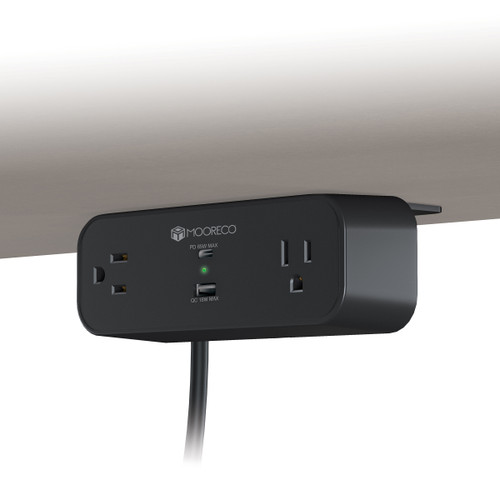 MooreCo PWRCL-AH-B0AV0BK MoorePower Dual Mount Power Assembly