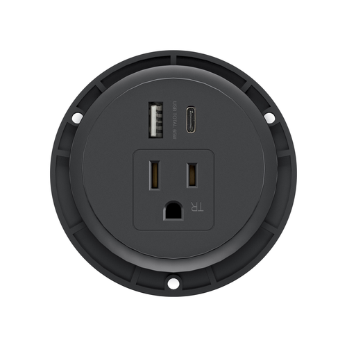 MooreCo PWRGR-AB-BK MoorePower Grommet Mount Power Assembly