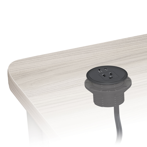 MooreCo PWRGR-AB-BK MoorePower Grommet Mount Power Assembly