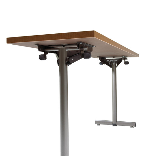 Portico Rectangular T Base Fixed Height Folding Leg Table - KI
