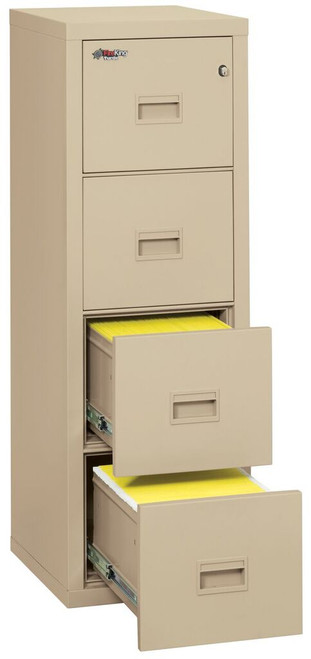 Parchment Turtle Space Saving Vertical File Cabinet - FireKing 4R1822-C  Parchment Turtle Space Saving Vertical File Cabinet - FireKing 4R1822-C