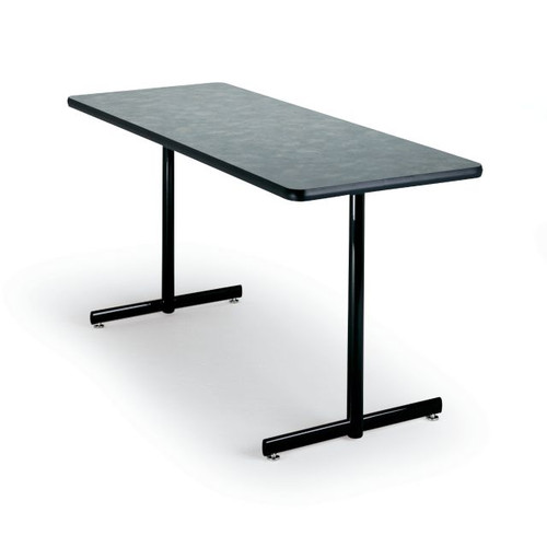 P24FT Portico Rectangular Flip Top T Base Table 24 x 48 by KI