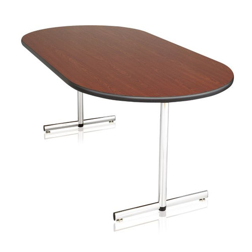 PO36FT Portico Racetrack Flip Top T Base Table 36 x 72 by KI