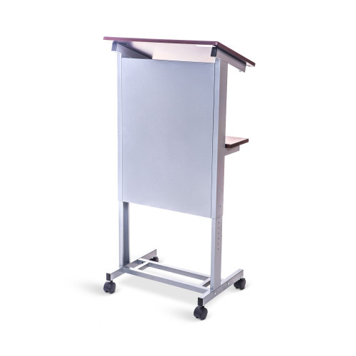 Mobile Adjustable Height Podium - Luxor LX-ADJ-DW Mobile Adjustable Height Podium - Luxor LX-ADJ-DW