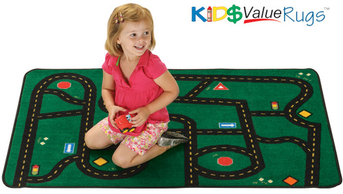 Go-Go Driving Value Rug - Carpets For Kids Go-Go Driving Value Rug - Carpets For Kids