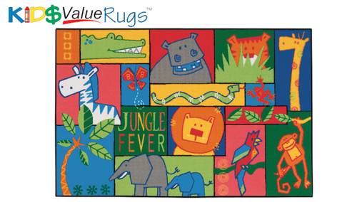 Carpets for Kids 36.33 Jungle Fever Rug 3' x 4' 6"
