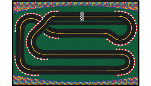 Carpets for Kids 36.45 Super Speedway Racetrack Rug 3' x 4' 6"