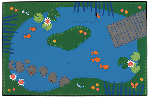 Tranquil Pond Value PLUS Rug - Carpets For Kids Tranquil Pond Value PLUS Rug - Carpets For Kids