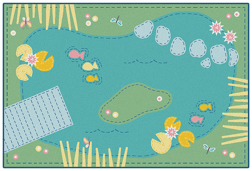 Tranquil Pond Value PLUS Rug - Carpets For Kids Tranquil Pond Value PLUS Rug - Carpets For Kids