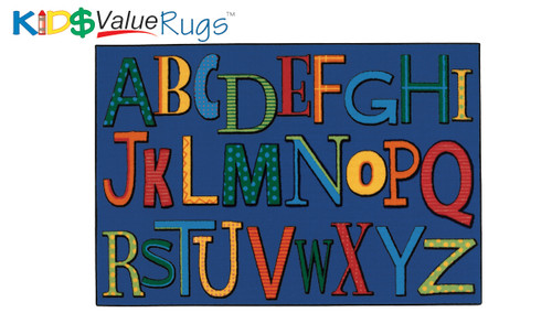 Carpets for Kids 48.47 Playful Alphabet Rug 4' x 6' 