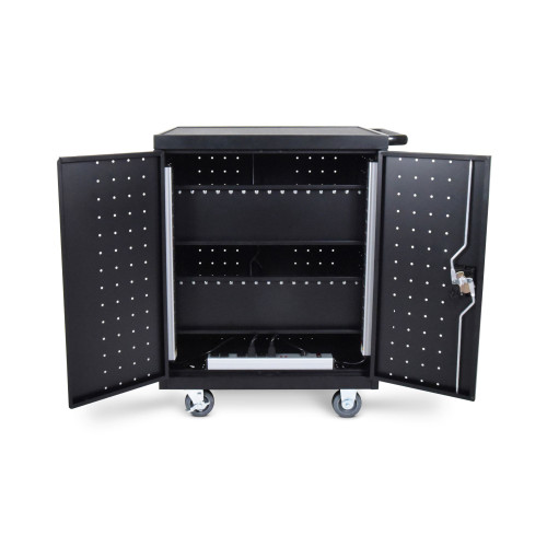32 Laptop Charging Cart with Timer - Luxor LLTP32-B 32 Laptop Charging Cart with Timer - Luxor LLTP32-B